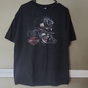 Harley-Davidson Black Short Sleeve Skull Tee Size XL